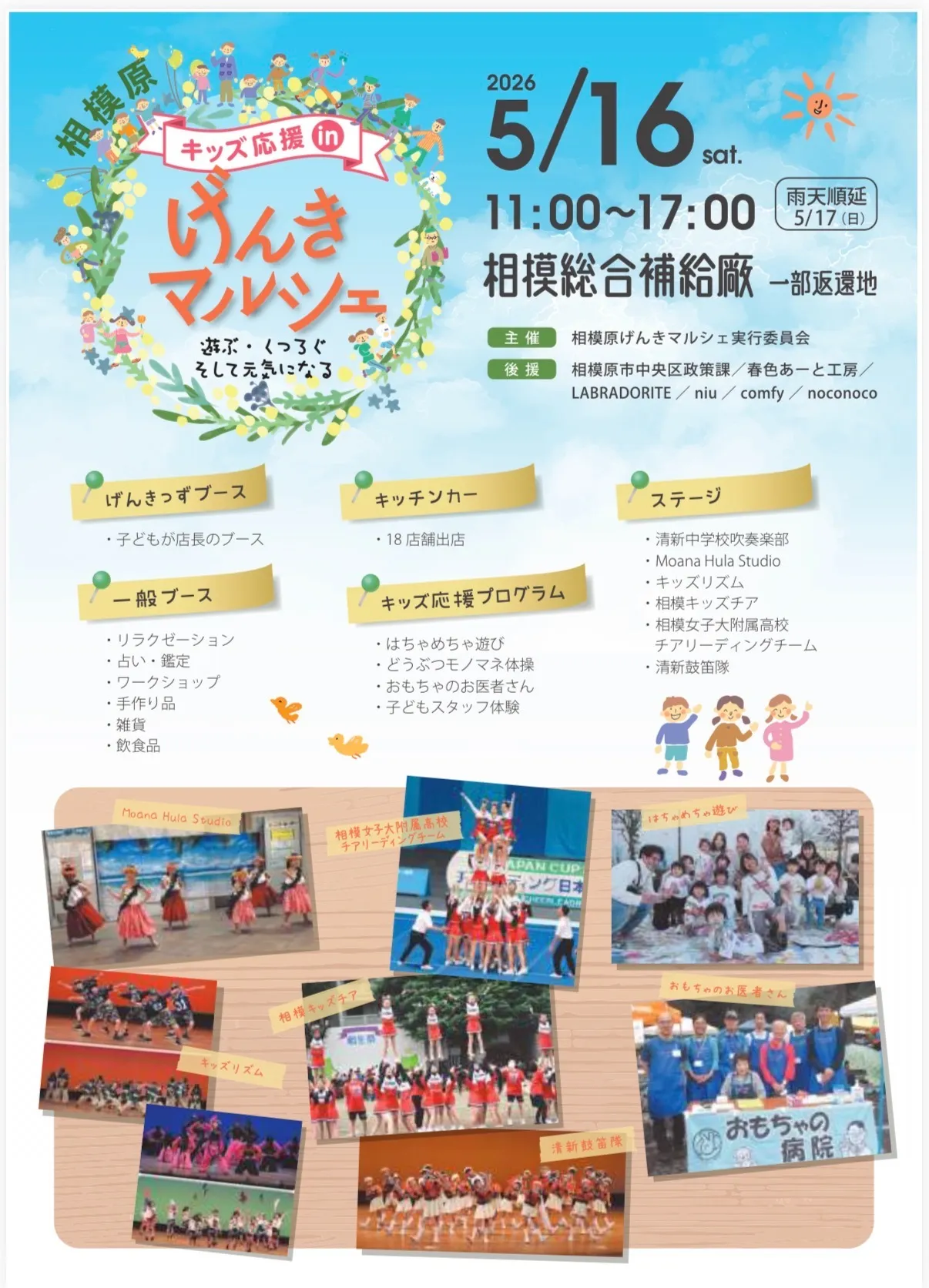 子どもスタッフ募集|キッズ応援|相模原げんきマルシェ